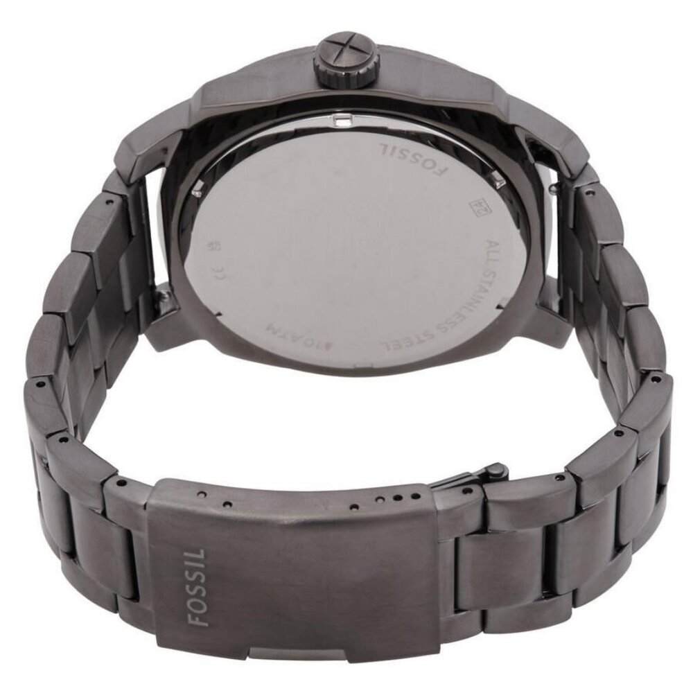 NWT Authentic Fossil Machine Quartz Black Dial Me… - image 3